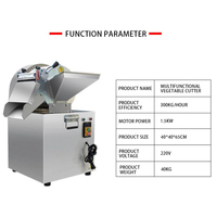 Commerciële automatische snijmachine voor fruit en groenten, geschikt voor radijs, zoete aardappel, meidoorn en andere soorten.