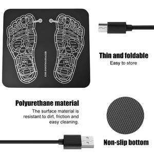 Masseur électrique pour les pieds EMS et tapis de massage avec relaxation musculaire, soulagement de la douleur et réduction du stress - Stimulateur portable pour les pieds - Product Image 5