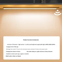 Lemari pakaian Sensor tubuh manusia, ultra-tipis dapat diisi ulang pintar magnetik Strip panjang tiga warna merekat sendiri OLED 1080P kabinet anggur