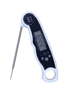 Hot Sale Digital LCD Display Battery Powered Plastic Waterproof Instant Read Meat Thermometer 1.8 Accuracy Auto Temperature