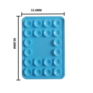 Support de téléphone en silicone à ventouse, vente en gros, logo personnalisable, installation adhésive et compatibilité murale - Product Image 5