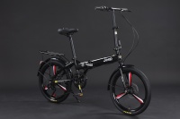 Vélo pliant Jeep avec frein à disque Changement de vitesse 20 pouces Portable Ultra-léger Adulte Homme et Femme Étudiant-Seri