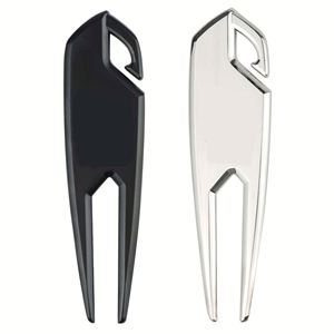 Nuevo Diseño, Más Vendido, Herramienta Portátil Promocional de Reparación de Divots de Golf Personalizada de Aleación de Zinc con Marcador de Línea y Horquilla de Pitch - Product Image 3