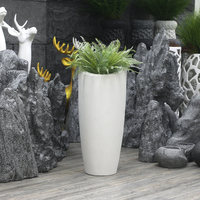 Pot Bunga Kombinasi Indoor Outdoor Gaya Nordik Minimalis Kreatif Mewah Ringan Ukuran Besar untuk Dekorasi Ruang Tamu
