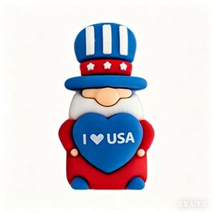 Nuevos Gnomos de PVC en 3D con Dibujos Animados del Día de la Independencia, con Bandera Americana, Decoraciones Festivas, Adornos para Fiestas - Product Image 2