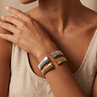 Bracelet de montre élastique côtelé CLIORO, texture ouverte, minimaliste, empilable, étanche, bijoux pour femmes et hommes