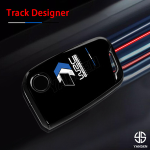 ABS Racing Car Key Case Cover Bag per Volkswagen VW Polo Golf 7 MK7 Tiguan per Skoda Octavia <span class=keywords><strong>Karoq</strong></span> Kodiaq portachiavi <span class=keywords><strong>accessori</strong></span> - Product Image 2