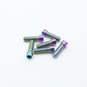 YOSHOKA New Arrival <strong>Titanium</strong> Lighter Weight M8(m10-THE Head) M8xP1.25x22L Bolt for <strong>Stem</strong> Light-weight and Better Appearance - Product Image 2