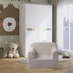 Children's <b>Sofa</b> High-Density Sponge Cushion Single Seat Reading Corner For <b>Kids</b> Age 3 And Above Fabric Material - Product Image 1