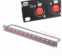 8K 12G-SDI Feed-Thru 32-Port BNC Patch Panel 2U 32D (BNC)12G 3G SDI BNC Câble Coaxial FHD 2K 4K SDI Câble Vidéo pour Caméra