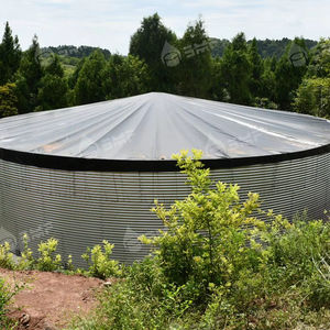 Vente en gros d'usine en Chine, réservoir d'élevage de poissons de la marque YUNMA en PVC + acier galvanisé à chaud, capacité de 5m à 1000m - Product Image 1