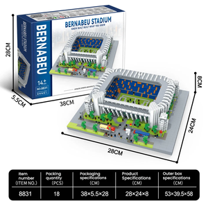 <span class=keywords><strong>Juguetes</strong></span> <span class=keywords><strong>de</strong></span> Bloques <span class=keywords><strong>de</strong></span> Construcción <span class=keywords><strong>de</strong></span> Plástico con Diseño <span class=keywords><strong>de</strong></span> Gato Tricolor, Set <span class=keywords><strong>de</strong></span> Ensamblaje del Louvre y el Titanic - Venta al Por Mayor - Product Image 2