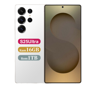 Teléfono Inteligente Portátil S25Ultra Desbloqueado al por Mayor, 5G LTE CDMA, Deca Core, 16GB+1TB, 108MP, Doble SIM para Juegos, Pantalla OLED <span class=keywords><strong>de</strong></span> 6.8 Pulgadas y 120Hz - Product Image 1