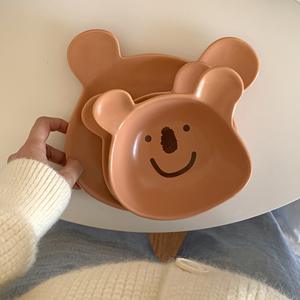 SYL-cuencos de cerámica con dibujos de <span class=keywords><strong>koala</strong></span> para ensalada, plato de postre para el hogar, bandeja de pan, juego de vajilla para niños - Product Image 6