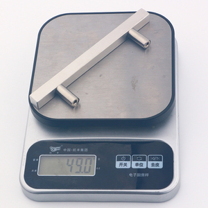 Cabinet Handle Fancy Silver Satin Brass Hollow Stainless Steel Kitchen Cabinet Door Square T Bar Furniture Handle Millions Hardware