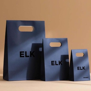 All'ingrosso confezione di profumo di abbigliamento per gioielli regalo sacchetto di carta personalizzato con Logo di lusso nero moderno fustagliato sacchetti di carta unici - Product Image 1