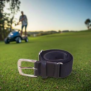 Cinturón de Seguridad de Cuero Genuino Superelástico y Accesorios, Nuevo Equipo Deportivo para Exteriores para Béisbol y Golf - Product Image 1