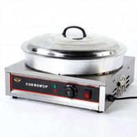 Four à gaufres électrique de table 3000W, cuve en aluminium, faible bruit, nettoyage facile, pour snack-bars et restaurants commerciaux