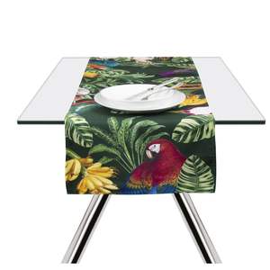 Runner da Tavola Excelsa in Cotone Havana 45x140 Cm Multicolore con Stampa Tropicale - Product Image 3