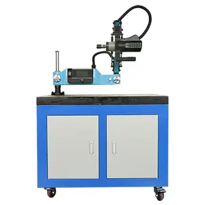Cnc-Gestuurde M12m24m36 Elektrische Blauwe Tappende Machine Voor Het Boren Van Metalen Schroefdraad Tapmachine