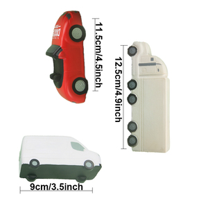 Mini camion en mousse PU personnalisé avec logo, jouet anti-stress en forme de fourgonnette, voitures, jouets, cadeaux promotionnels, véhicules - Product Image 3
