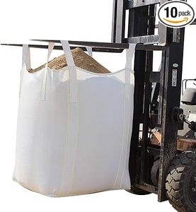 Sac de transport robuste Huamaohengchun, lot de 10, sac de type tonneau, 35"L x 35"W x 43"H, capacité de charge de 2200 lbs, fond plat, fermeture par cordon. - Product Image 1