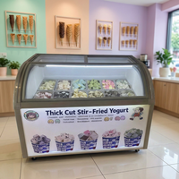Vitrine réfrigérée ouverte, Réfrigérateur commercial, Congélateur coffre pour glaces, Congélateur rapide, Refroidisseur éclair