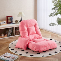 Fauteuil de sol pliable réglable Tatami, canapé paresseux individuel pour chambre, dortoir, salon