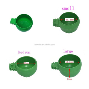 <span class=keywords><strong>Mini</strong></span> colgante tipo pájaro loro comida agua cuenco alimentador plástico palomas pájaros jaula bebedero cuenco - Product Image 4
