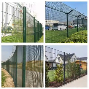 Valla Clearview Forsale Valla DE SEGURIDAD galvanizada Anti Climb 358 Valla DE SEGURIDAD 358 Valla de aeropuerto Valla antirrobo - Product Image 5
