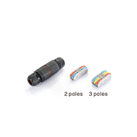 Adaptateur électronique étanche IP68 à 3 cœurs pour connecteurs à fils à pression 3 pôles (éclairage et usage électrique) 250V 32A