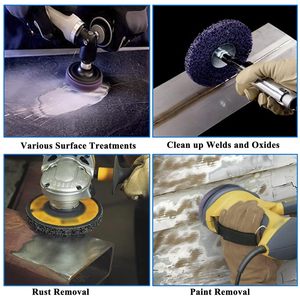 Ventas calientes Refuerzo encuadernado con disco de tira de lijado de eliminación de pintura y óxido - Product Image 6