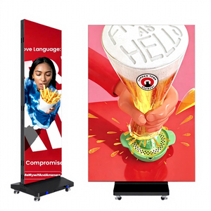 Pantalla LED Plegable de 3 Pliegues GOB para Carteles Publicitarios, P1.2 P1.5 P1.8 P2 P2.5, Pantalla LED Espejo Plegable para Interiores, Señalización Digital - Product Image 1