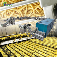 Shepody Kleine Schaal Volledig Automatische Machine voor het Maken van Diepvriesfrieten, Productielijn voor Verse Rauwe Aardappelchips