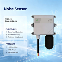 Capteur de bruit industriel SW6NSI01 IP65 RS485 Modbus RTU, transmetteur DC9-36V pour la surveillance des chantiers et des usines