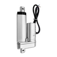 Aktuator linier listrik Mini Motor DC 1000N, kecepatan tinggi kebisingan rendah 12V/24V DC nilai pembuka jendela Magnet permanen kipas rumah pintar