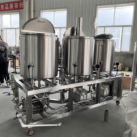 Brasserie de haute qualité à 250 lignes et 3 cuves pour la brasserie de bière de restaurant, équipement de fermentation en acier inoxydable 304