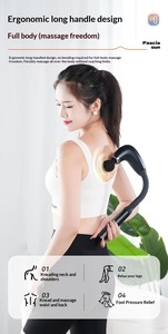 <span class=keywords><strong>2026</strong></span>ディープインパクトマッサージャー：ハンドヘルドポータブル電動筋膜ガン、首、背中、脚、全身の筋肉を和らげるための機器 - Product Image 4