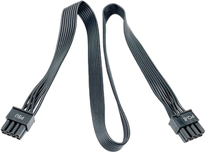 Cable de alimentación GPU de 8 pines a 6 + <span class=keywords><strong>2</strong></span> pines macho a macho PSU para fuente de alimentación Modular Seasonic ASUS Cable PCIE para Seasonic, 25 ''18awg - Product Image 2