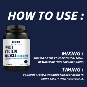 Oem/odm บลูเบอร์รี่เวย์โปรตีนพร้อม <span class=keywords><strong>bcaa</strong></span> และ Creatine | ผลิตภัณฑ์เสริมกล้ามเนื้อและฉลากที่กำหนดเอง | ขายส่งจากโรงงานโดยตรง - Product Image 5