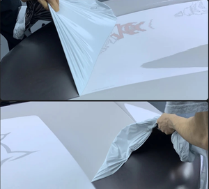 Autocollants de film d'emballage d'argent en métal liquide de qualité supérieure - Product Image 6