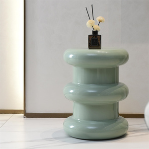 Kreativer nordischer runder Beistelltisch für Zuhause, Sofa und praktischer Kunststoff - Product Image 5