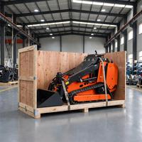 Neuer Kompaktlader 1200kg mit Kabine Schnellwechselschaufel CE-Zertifiziert Direktpreis ab Werk für Landwirtschaft Bau Landschaftsbau