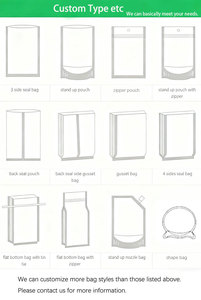 Kantong Plastik PE Custom Clear Front Silver Back Resealable Zipper Nuts dengan Gusset Samping, Model Stand Pouch untuk Kemasan Makanan Ringan dan Permen, Segel 3 Sisi - Product Image 6