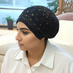 Pañuelo de Moda para la Cabeza con Nudo Trenzado, Pañuelo para Mujer, Gorro Étnico Musulmán, Accesorio para el Cabello - Product Image 3
