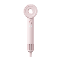 Sèche-cheveux ionique haute vitesse 110 000 tr/min pour salon, vente en gros OEM, avec boîte cadeau, embout magnétique, diffuseur, ions négatifs, air froid et chaud, 1600W