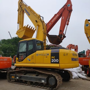 Buenas excavadoras Excavadora usada de Japón KOMATSU 200 200 200-7 Komatsu-7 sobre orugas Buenas condiciones de trabajo - Product Image 4