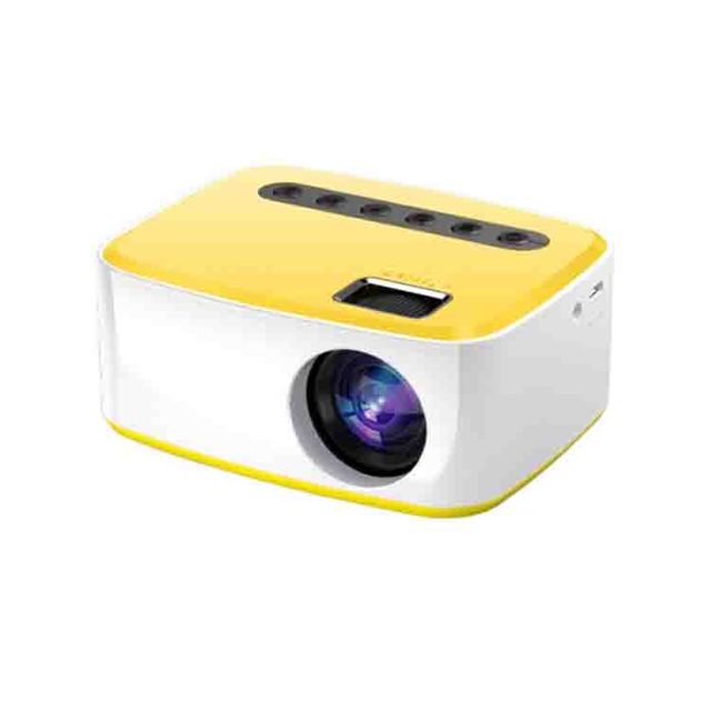T20 320x240 400 Lumens Portable Home Theater LED HD Digital Projector, Same Screen Version, EU Plug(