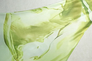 Dropshipping Superbe Aquarelle verte Maxi Dress Embrace Fluid Elegance Nights Sexy Clothing Summer Women Dresses - Product Image 6
