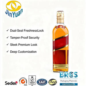 Tapa de Botella Universal de Aluminio <span class=keywords><strong>y</strong></span> Plástico Roja, Dorada <span class=keywords><strong>y</strong></span> Negra, <span class=keywords><strong>la</strong></span> Más Vendida del 2026, para Whisky, Vodka, Tequila <span class=keywords><strong>y</strong></span> Brandy - Product Image 2